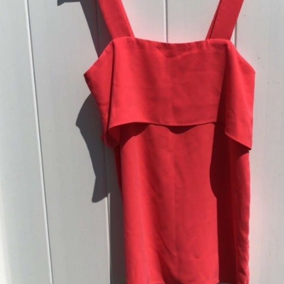 Revolve - Amanda Uprichard Dress Square Neck Shift - Picture 1 of 6